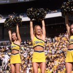 Mizzou cheerleaders.
