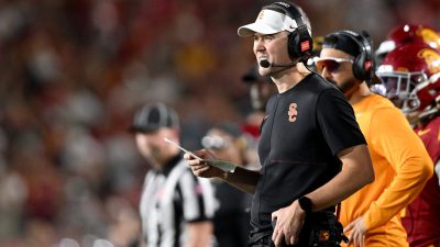 Lincoln Riley coaches USC.