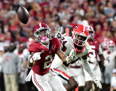 Alabama and Georgia football.