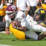 Texas A&M QB Marcel Reed against Mizzou.