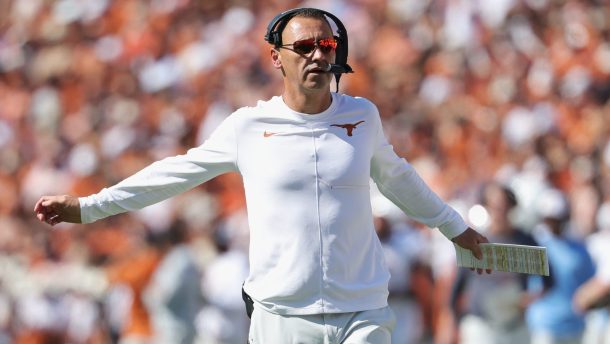 Texas coach Steve Sarkisian.