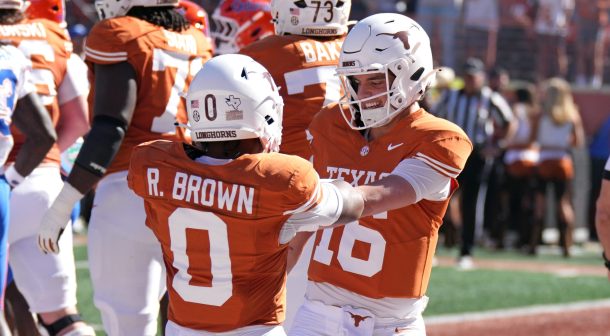 Arch Manning and Raleek Brown.
