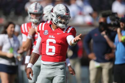 Ole Miss QB Trinidad Chambliss.