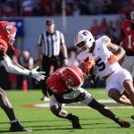 Auburn WR Chas Nimrod against Georgia.