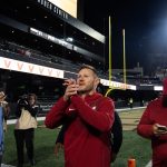 Arkansas coach Ryan Silverfield at Vanderbilt.