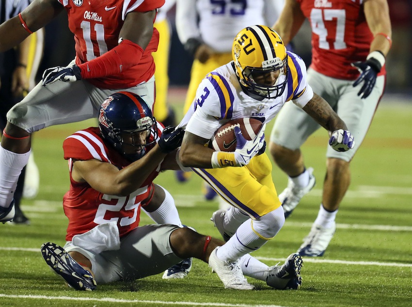 Wide Receiver U SEC East dominates top passcatching units