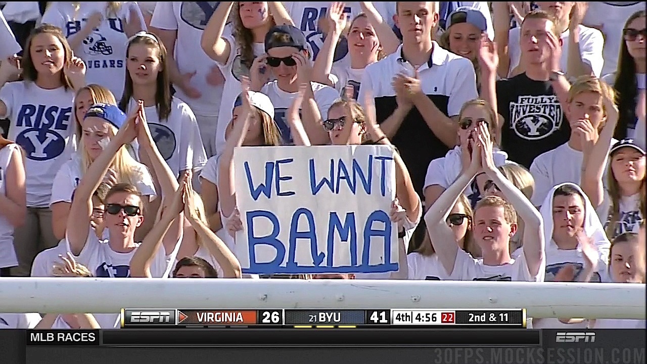 We want Bama