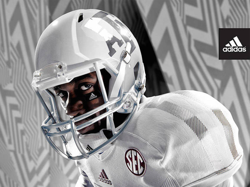 texas a&m white football jersey