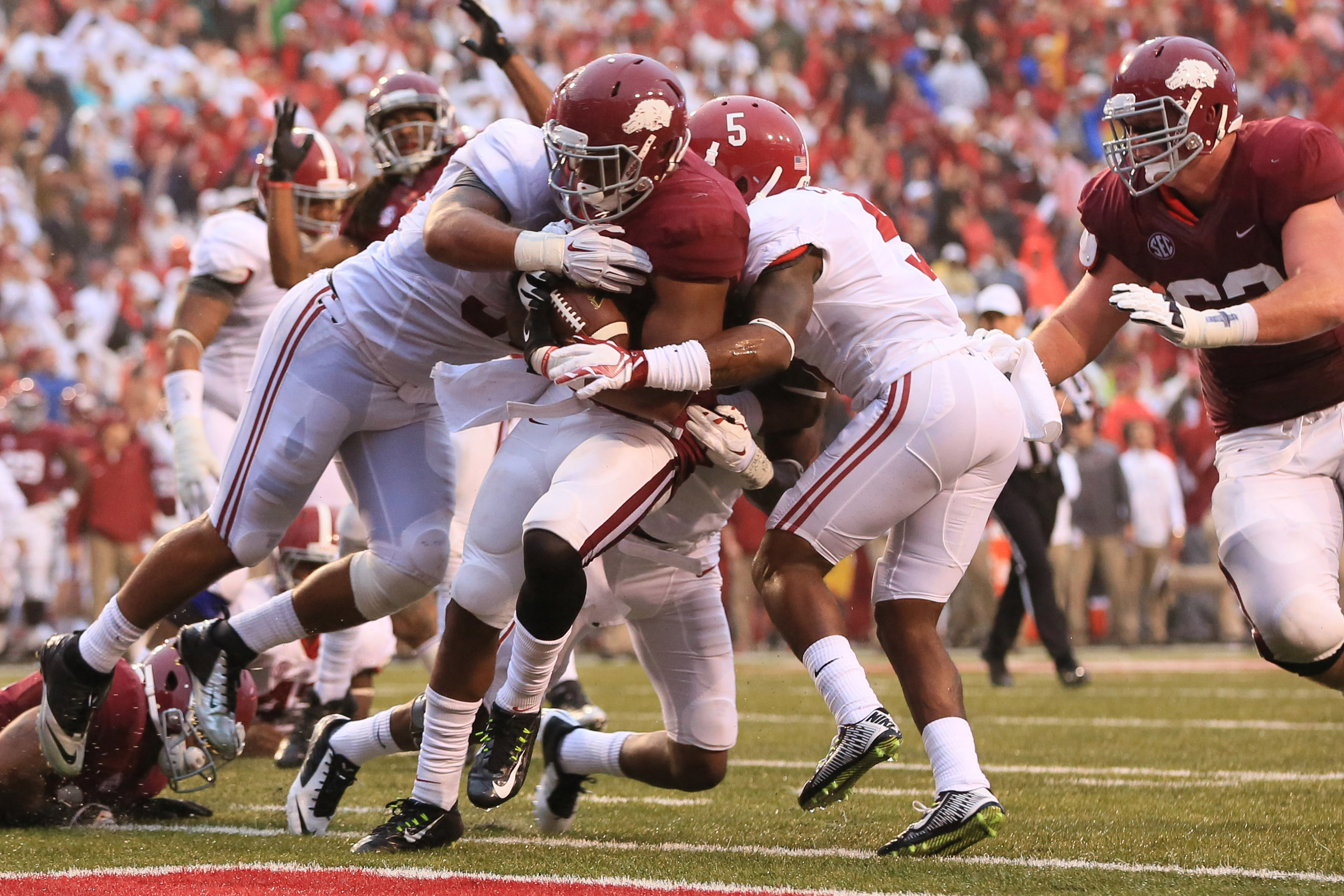 Matchup Breakdown Arkansas offensive line vs. front seven