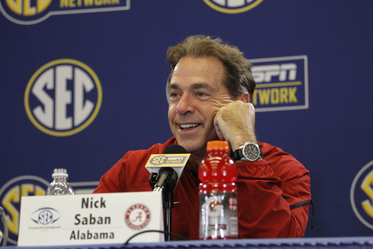 Nick Saban explains why Alabama canceled series with Michigan State.
