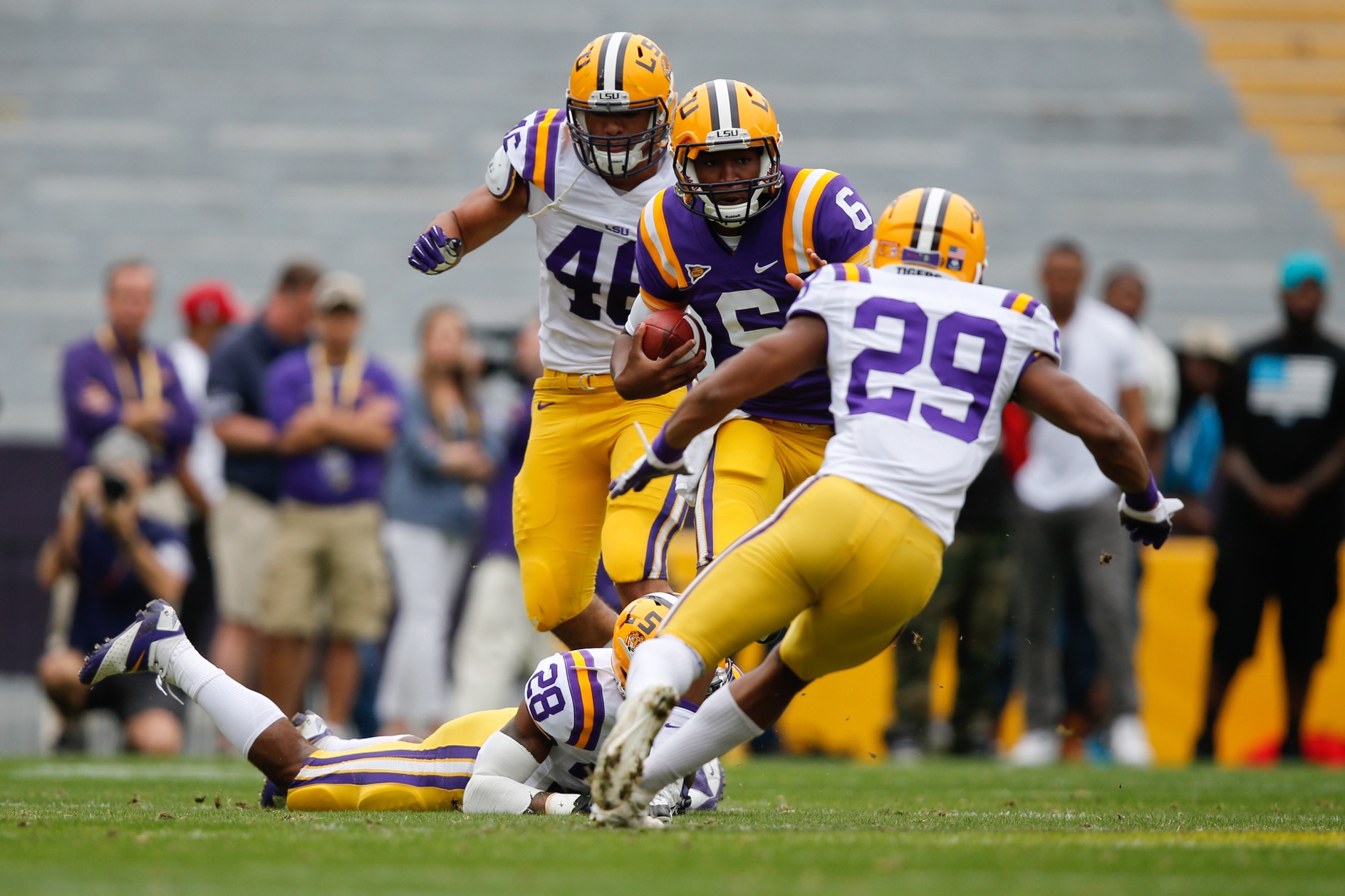 LSU reveals spring game rosters