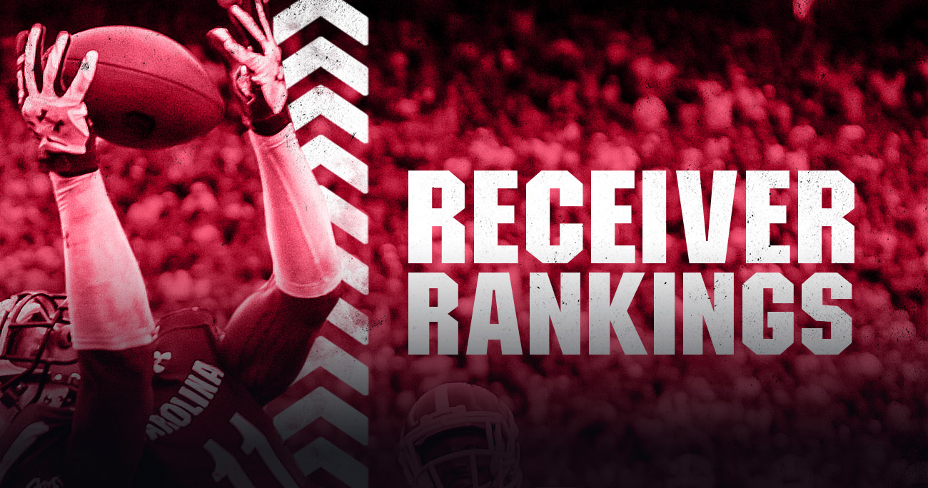 SEC position rankings Receiver/tight end