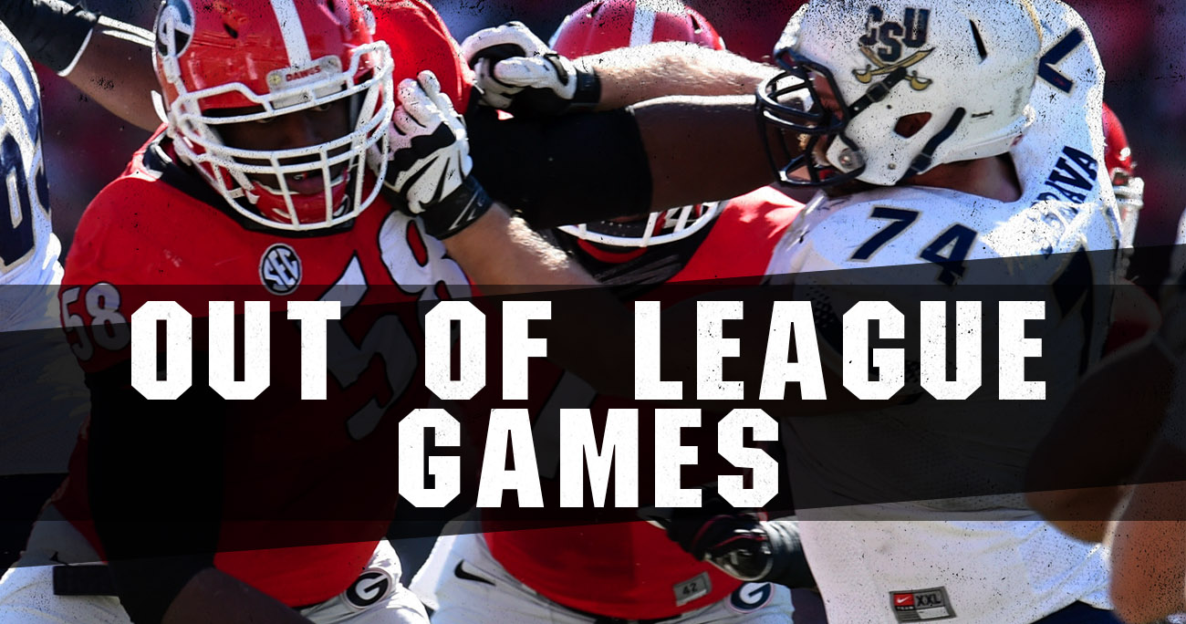 Listing the SEC's outofleague games by conference