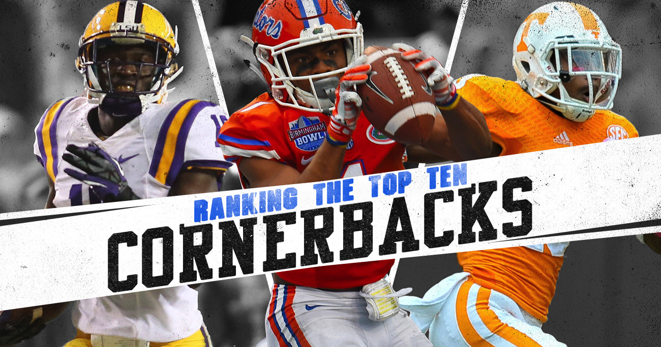 Ranking the Top 10 SEC cornerbacks entering the season