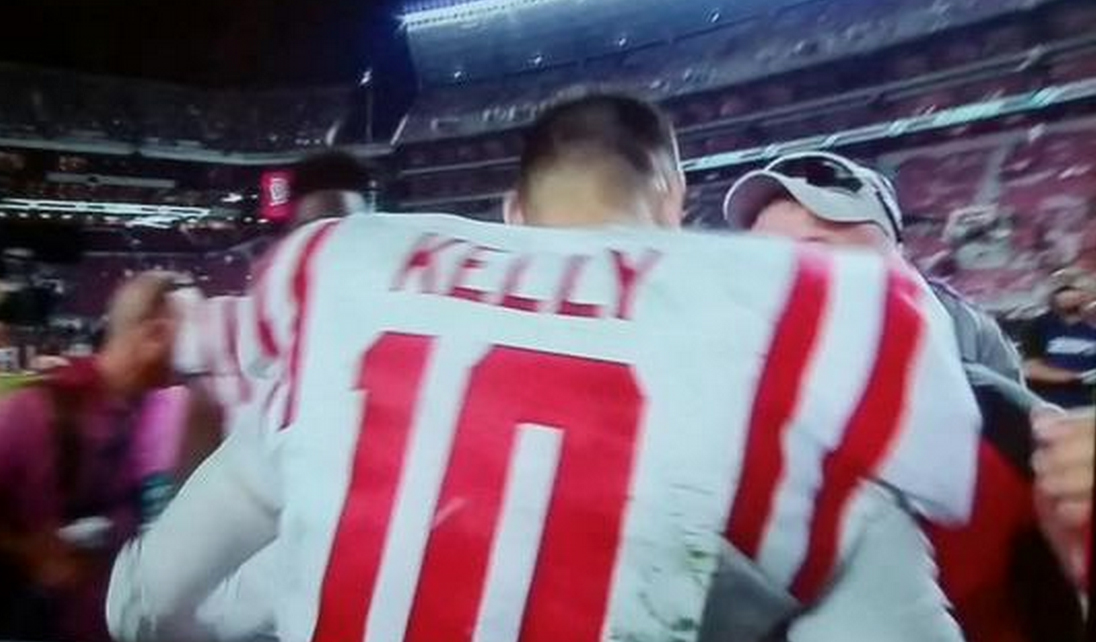Referee ejected from game for punching Chad Kelly's former coach