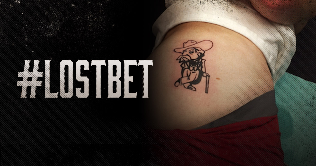 Photo: Alabama fan loses bet with Ole Miss friend, gets Colonel Reb tattoo