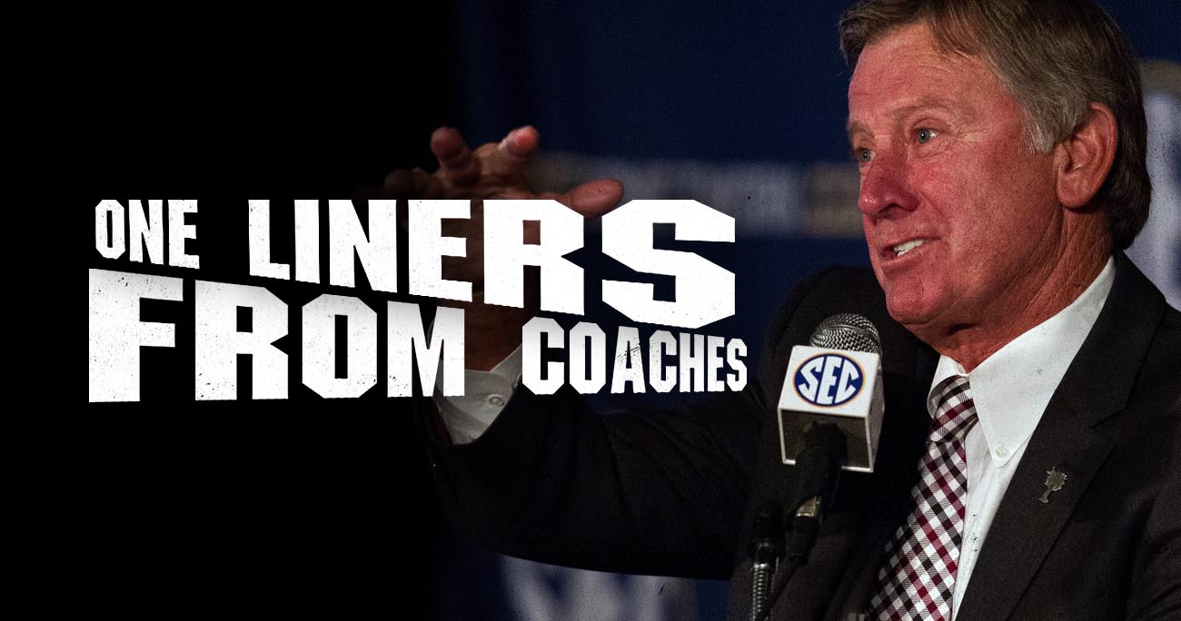 Every SEC head coach's oneliner on this weekend's games