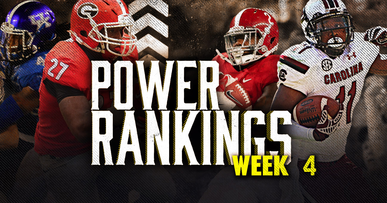 SEC Power Rankings Week 4