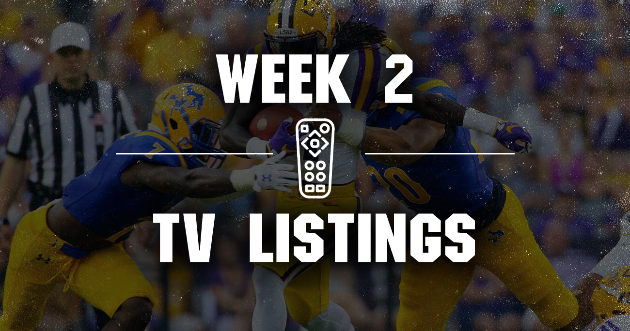 Today’s SEC schedule, TV listings