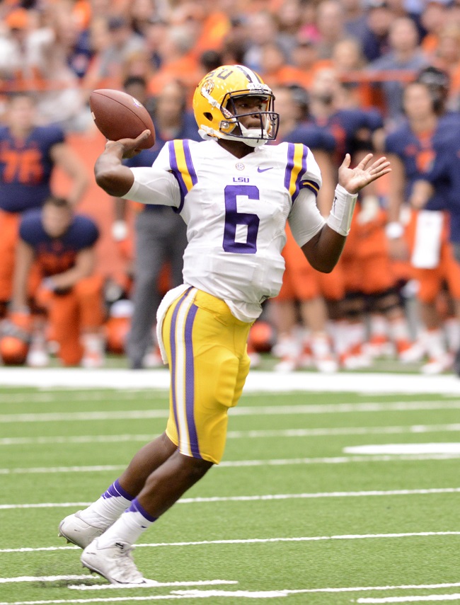 LSU QB Brandon Harris says he has the best arm and the best team in