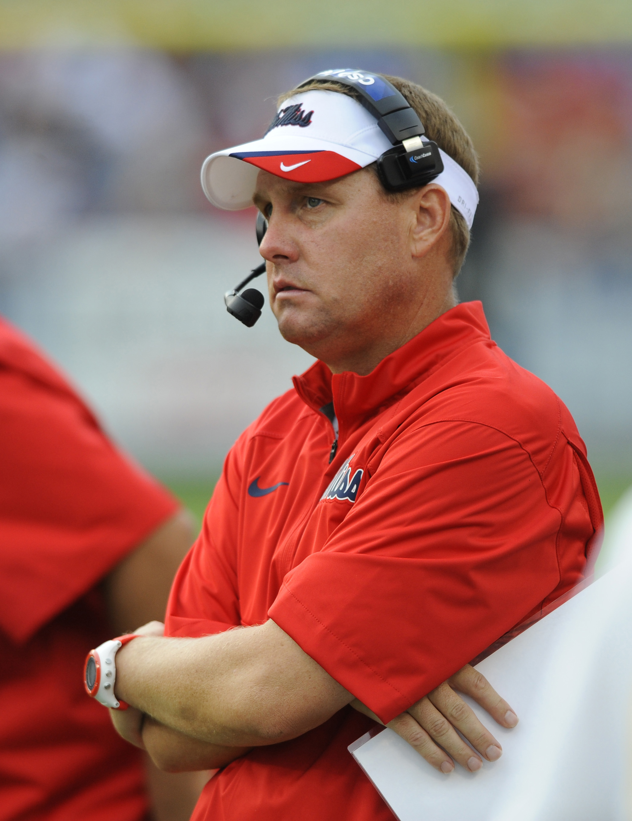 Photo Ole Miss coach celebrates prematurely