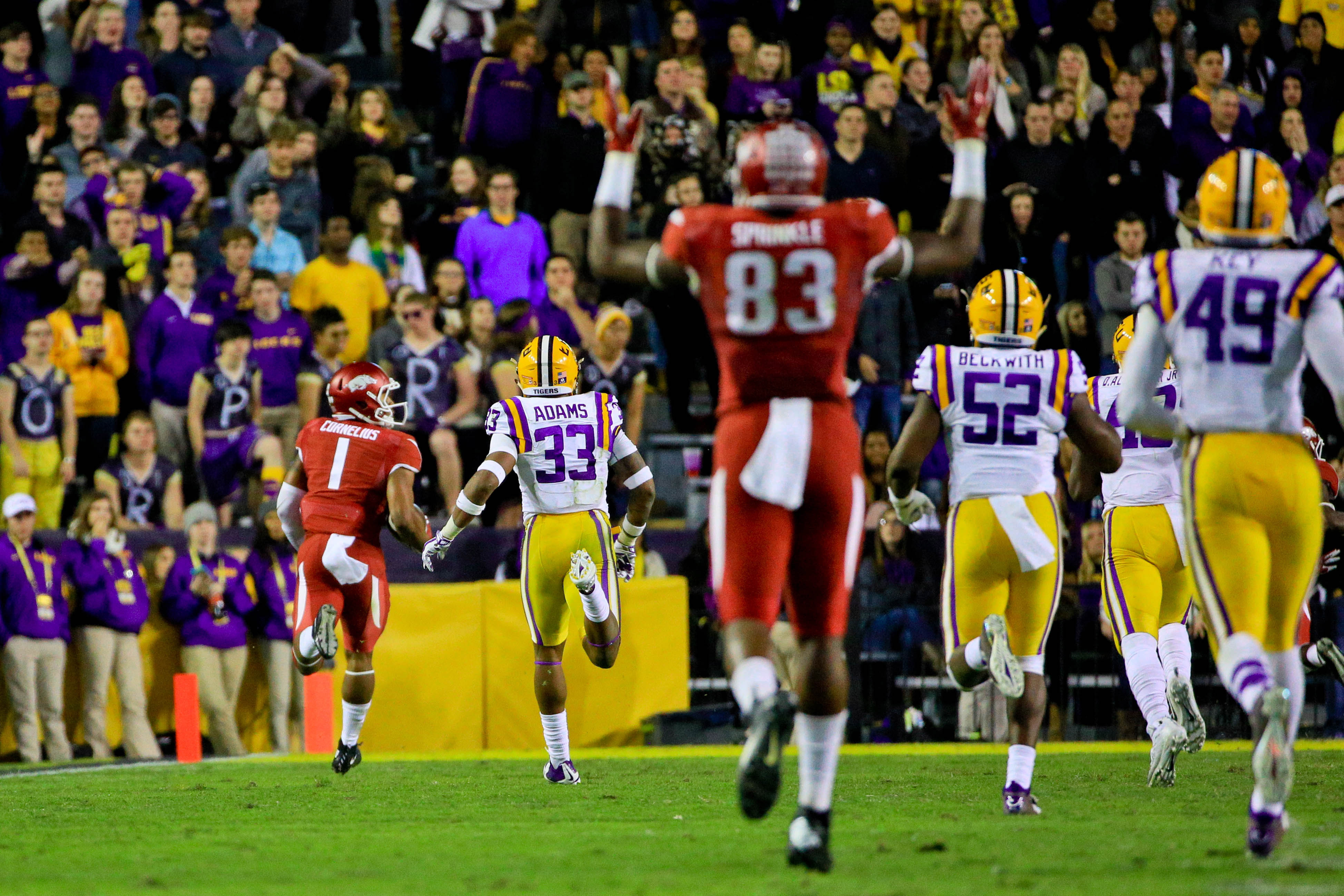 LSU player rips fans on Twitter after loss to Arkansas
