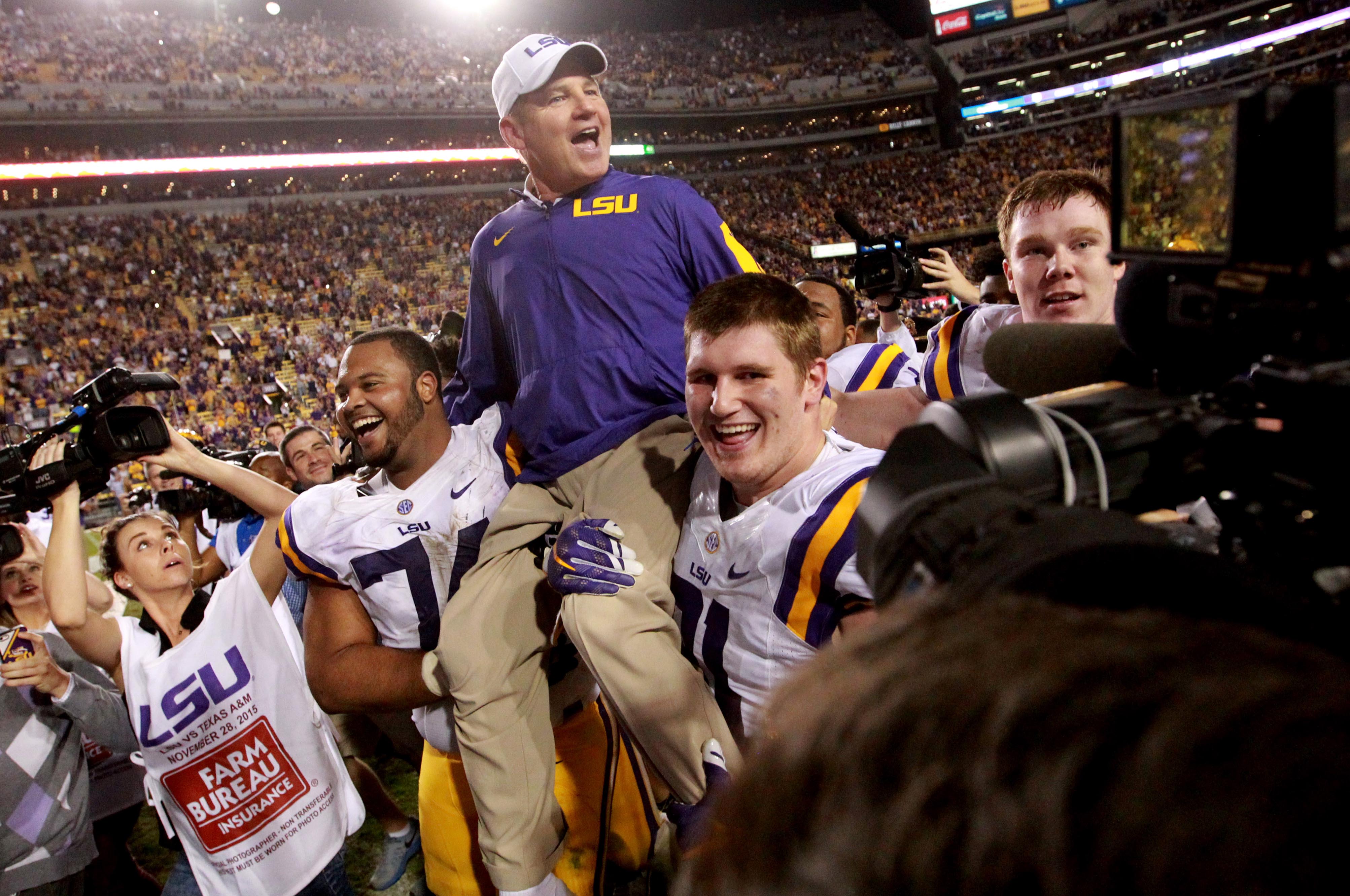 LSU AD Les Miles is our football coach