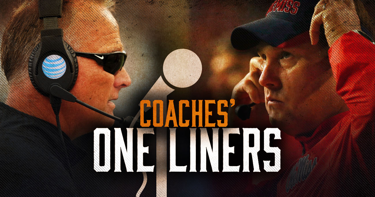 Every head coach's oneliner for their Week 12 games