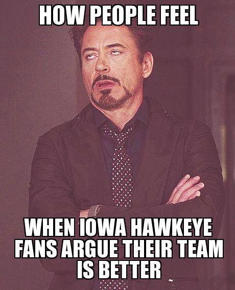 How people feel about Iowa MEME