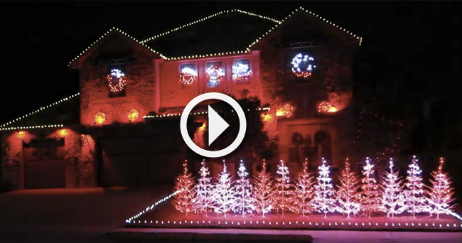 video family syncs christmas lights to 39 yea alabama 39 in alabama fight song christmas lights