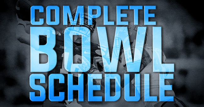Complete 201516 bowl schedule and betting lines