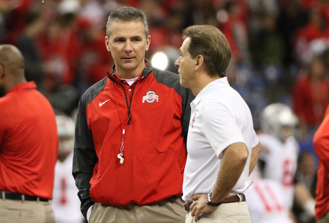 nick saban isn t the best according to urban meyer