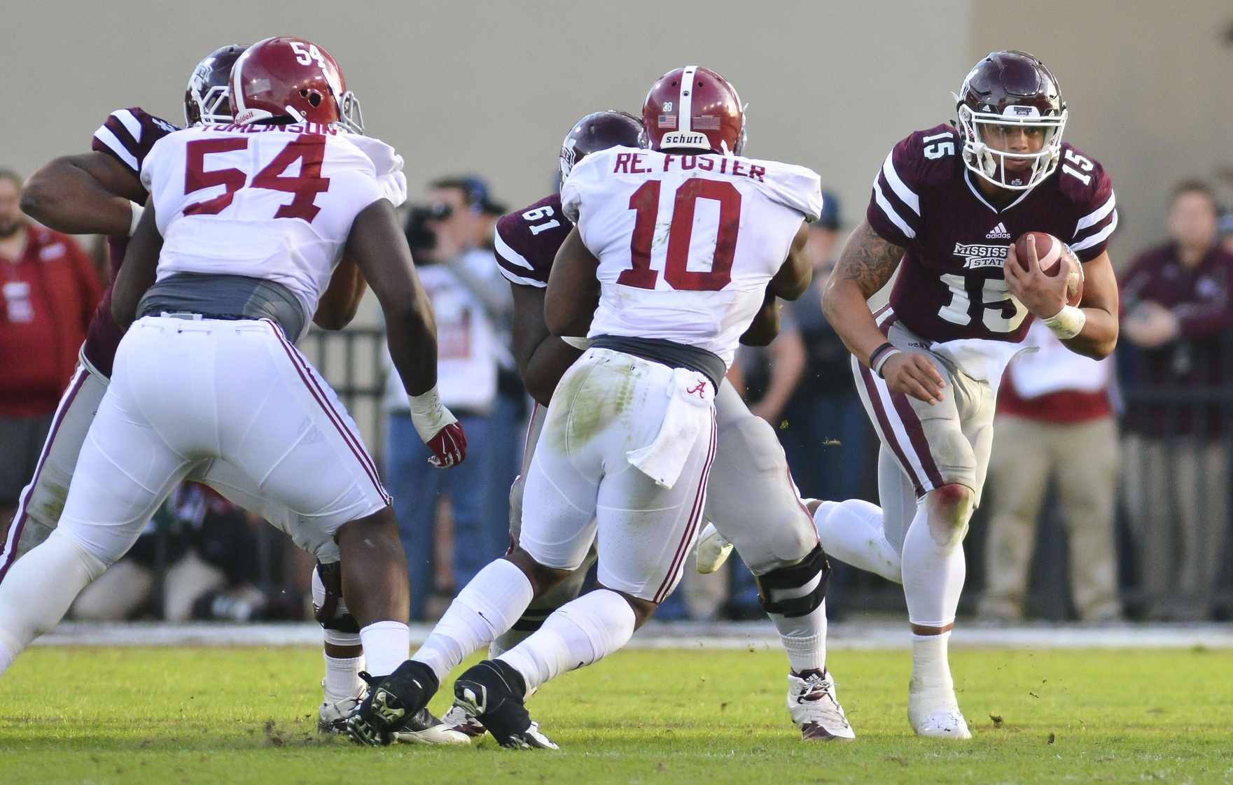 Alabama has history of success vs. rushing QBs like Clemson's Deshaun