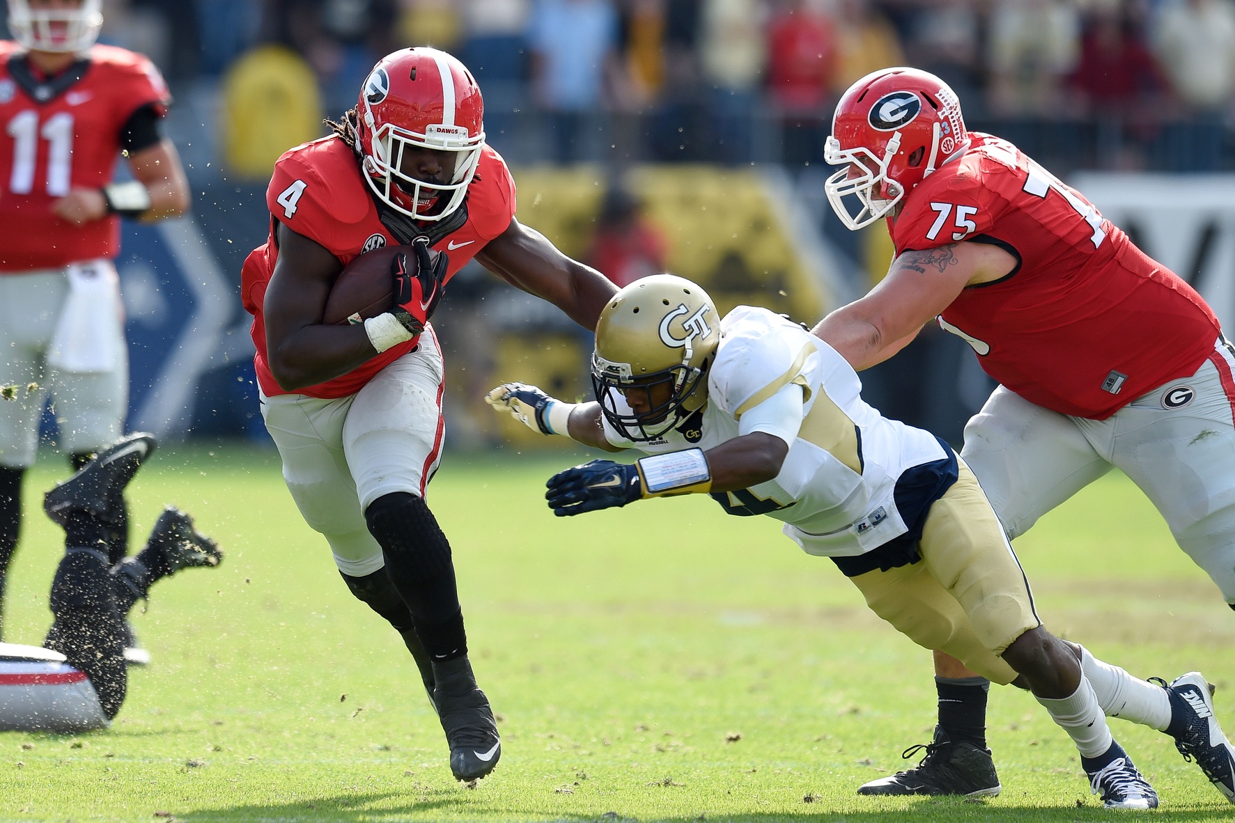 Sights and sounds from pro day