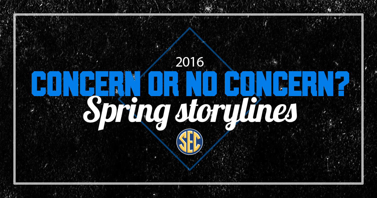 SEC Spring Storylines Concern Or No Concern 