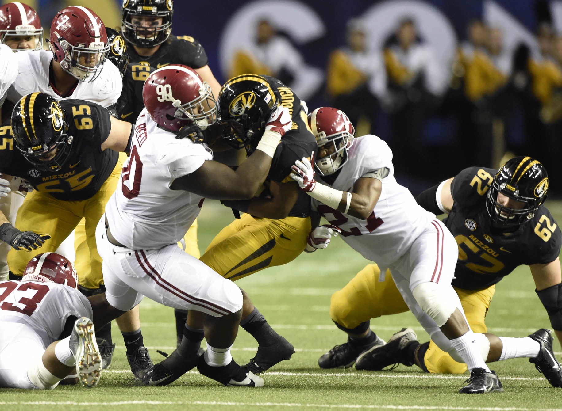 Sizing up Alabama's mammoth vs. the run under Nick Saban