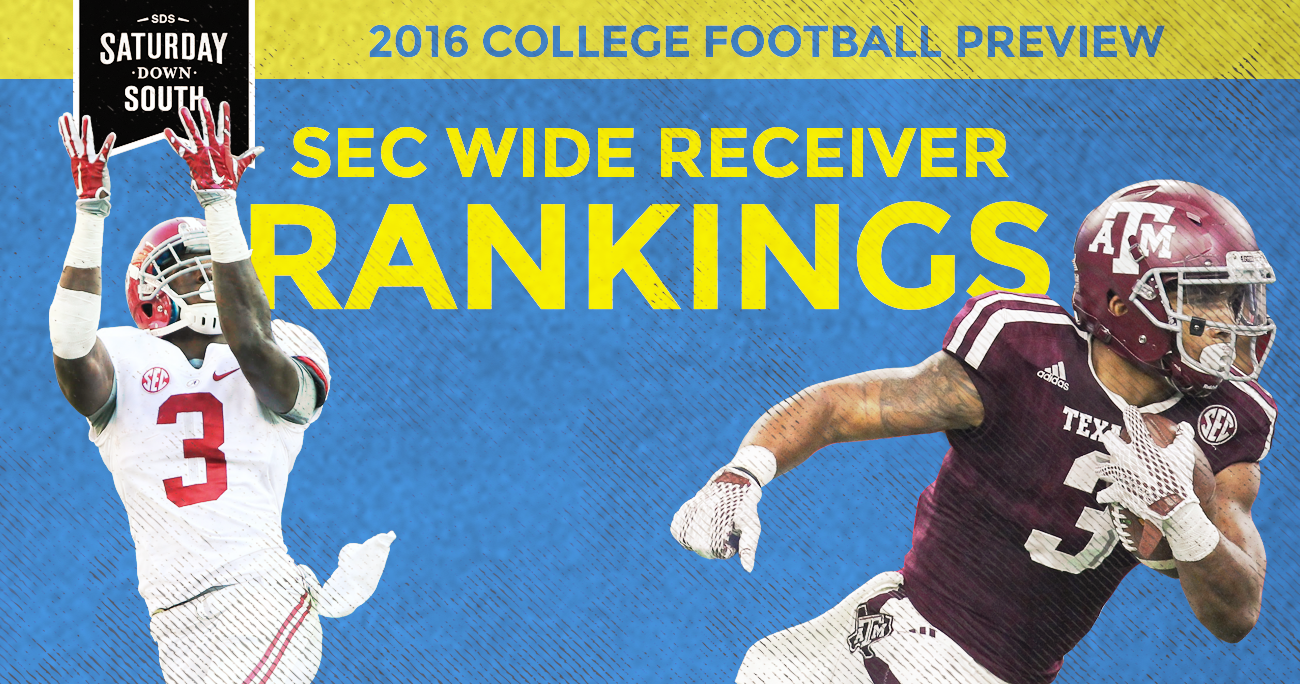 Ranking the Top 10 SEC wide receivers entering 2016 season