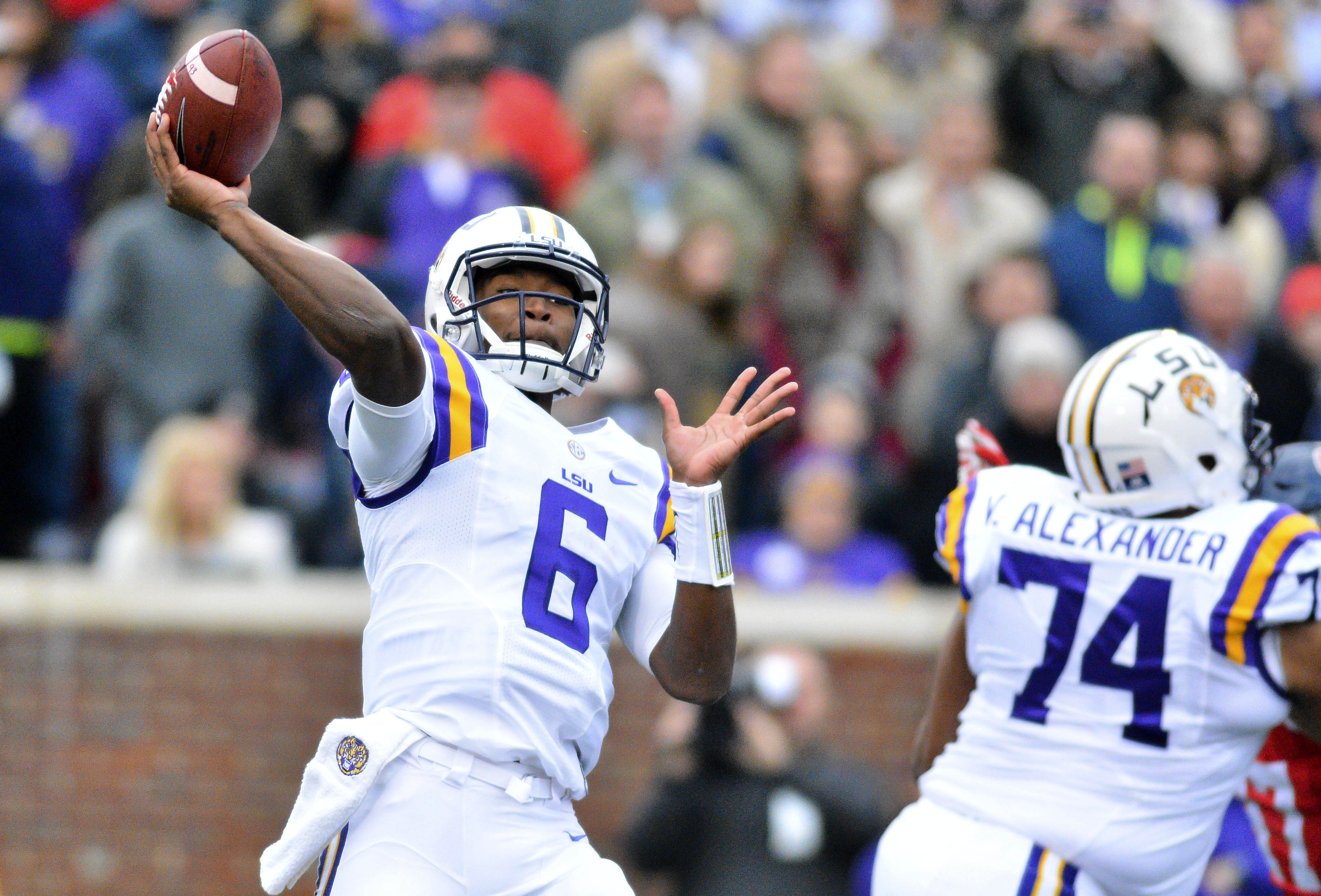 Former LSU QB Brandon Harris reportedly been in contact with UNC