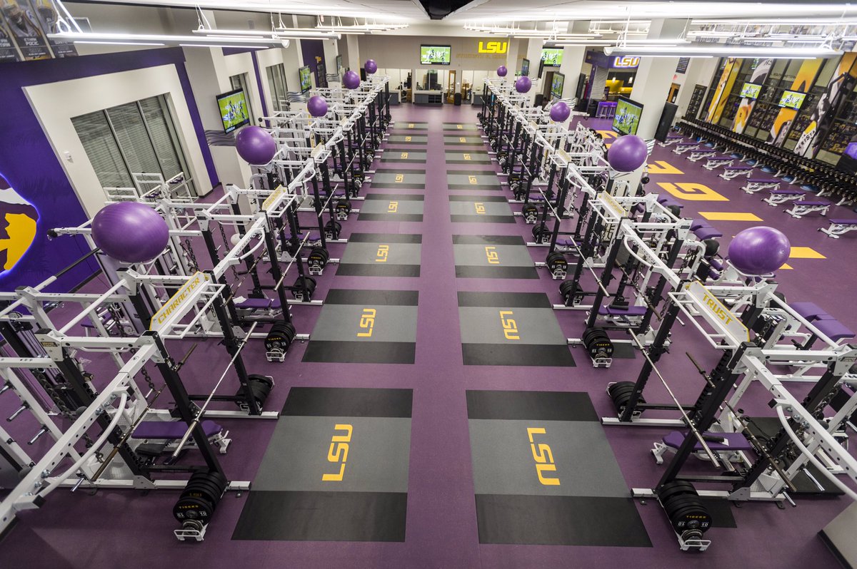 Photos: LSU shows off its new $2.5 million weight room renovation