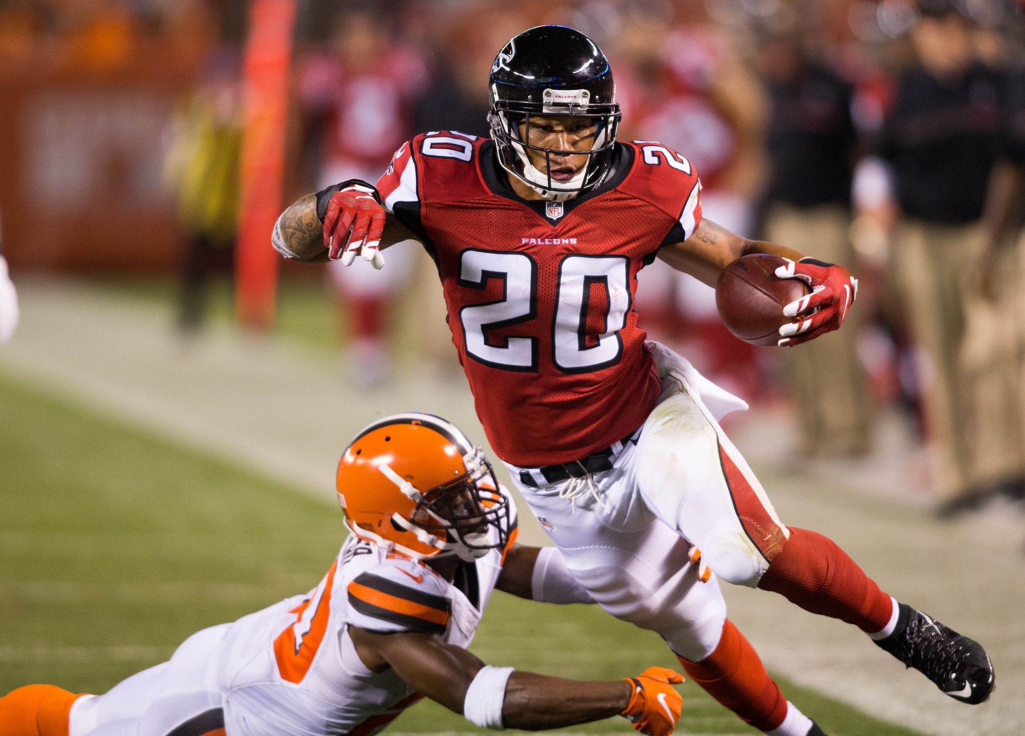 Brandon Wilds contending for roster spot with Atlanta Falcons