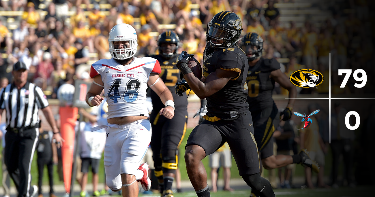 Rapid reaction Mizzou cruises to recordsetting victory against