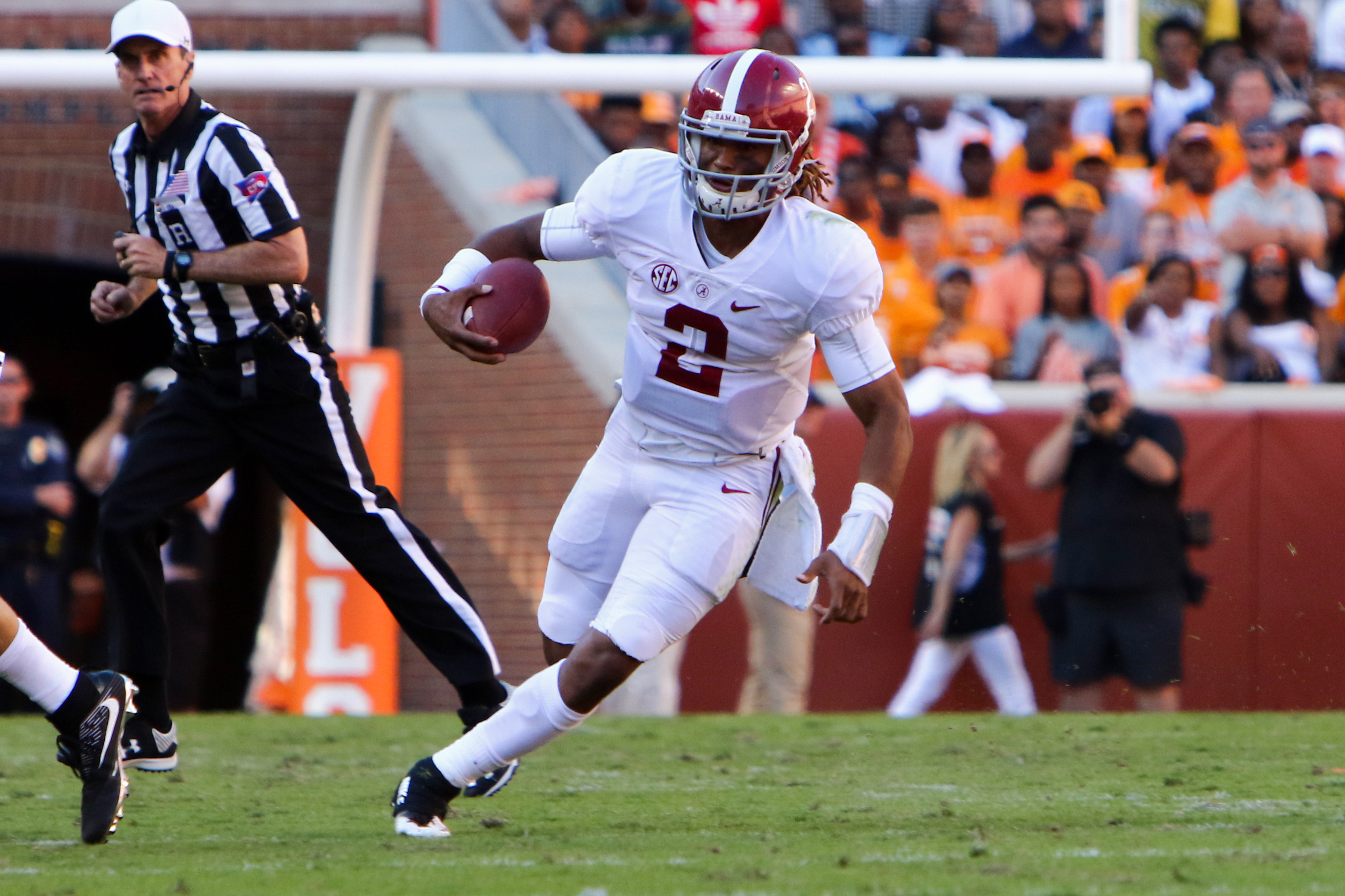 Jalen Hurts Lsu Jalen Hurts goes from scout-team QB to the one being scouted by LSU