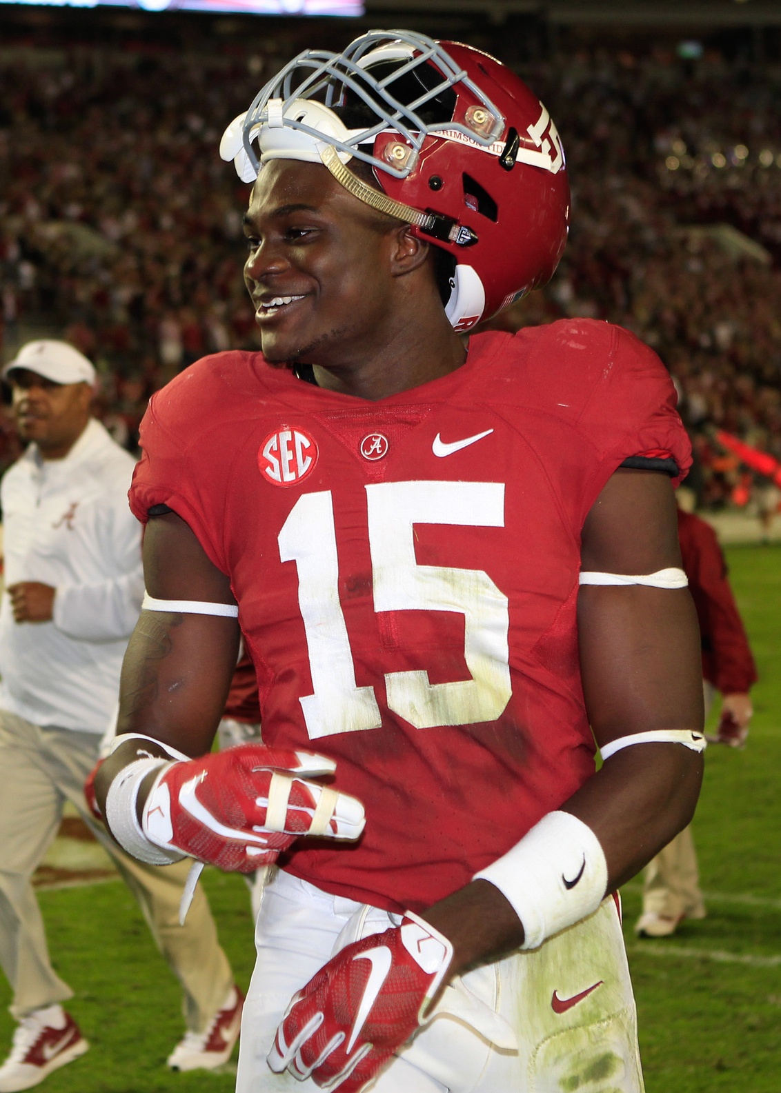 Former quarterback Ronnie Harrison making big plays for Alabama D