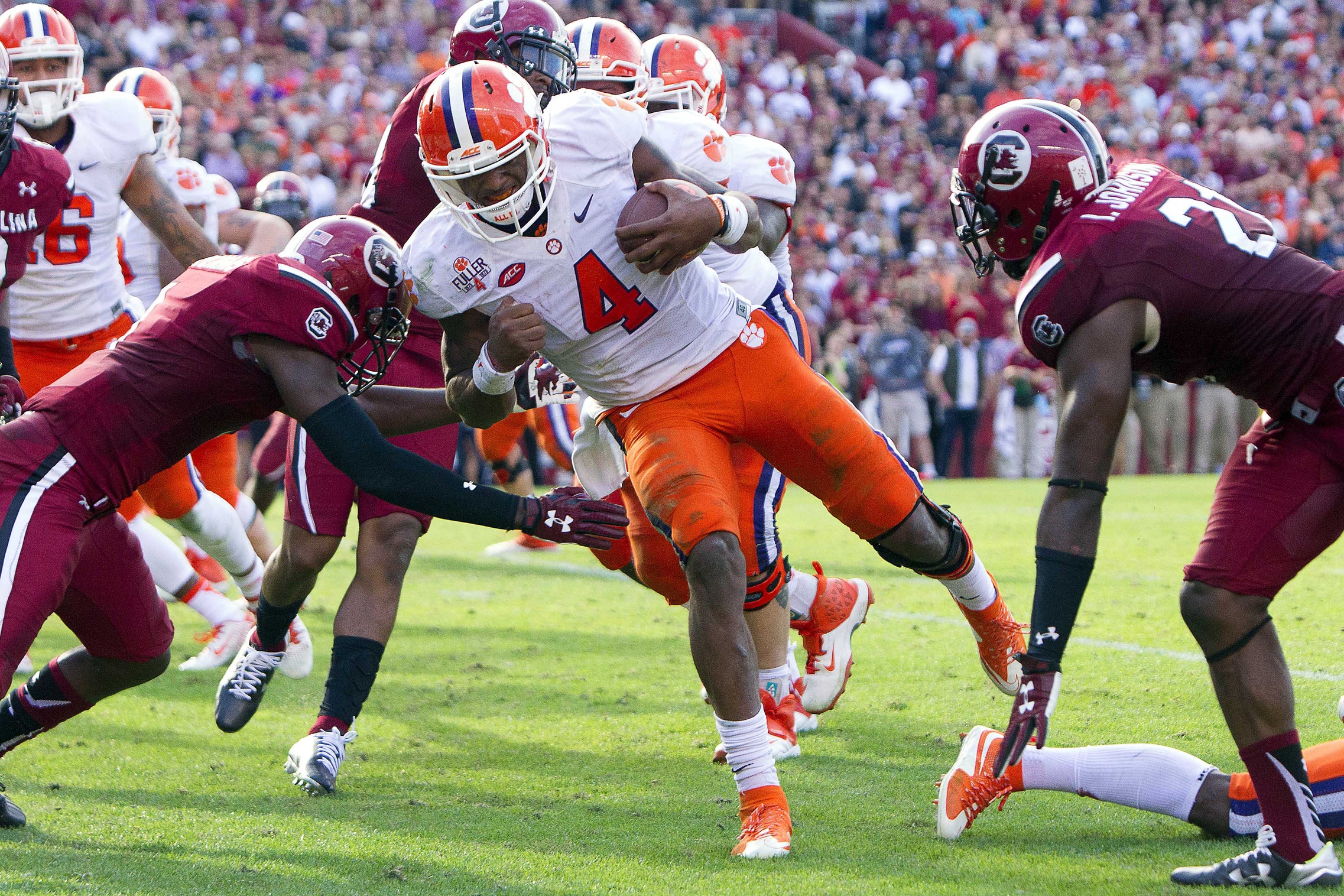 No, Clemson isn't going to rest its starters vs. South Carolina