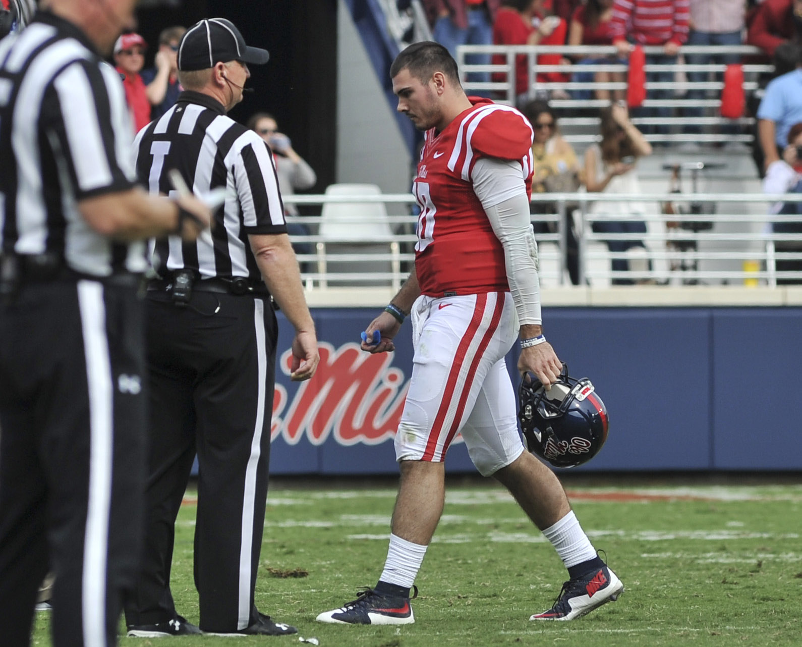 Chad Kelly doing his best to convince an NFL team to take a chance on him