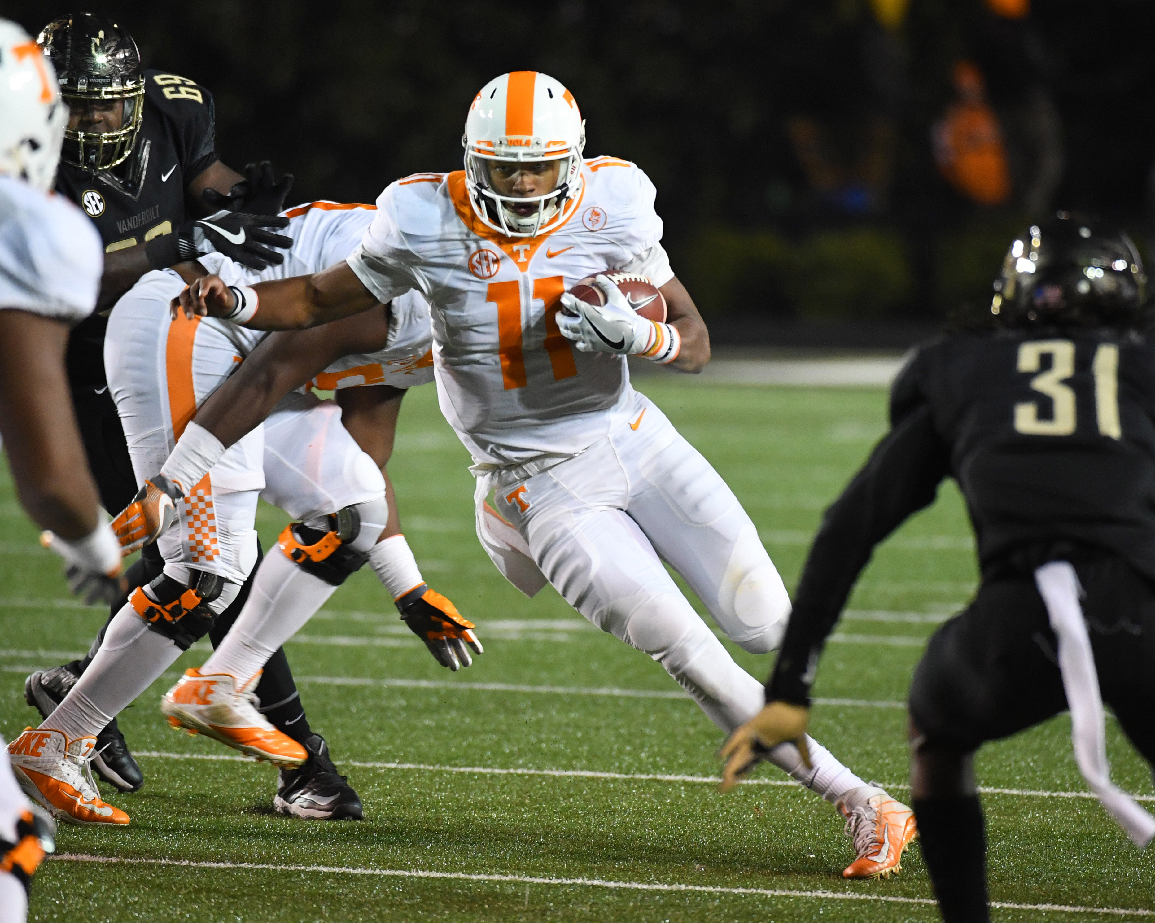 Video: QB Josh Dobbs speaks fondly on time in college during NFL combine