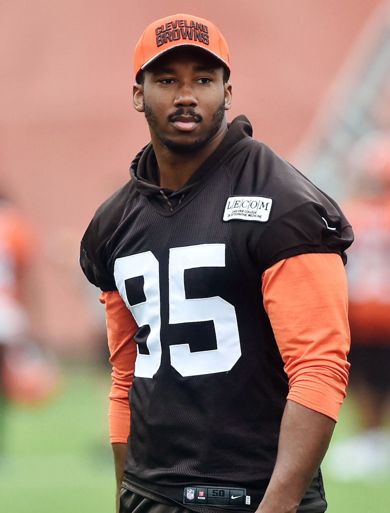 Myles Garrett is dealing with an injury at Cleveland Browns OTAs