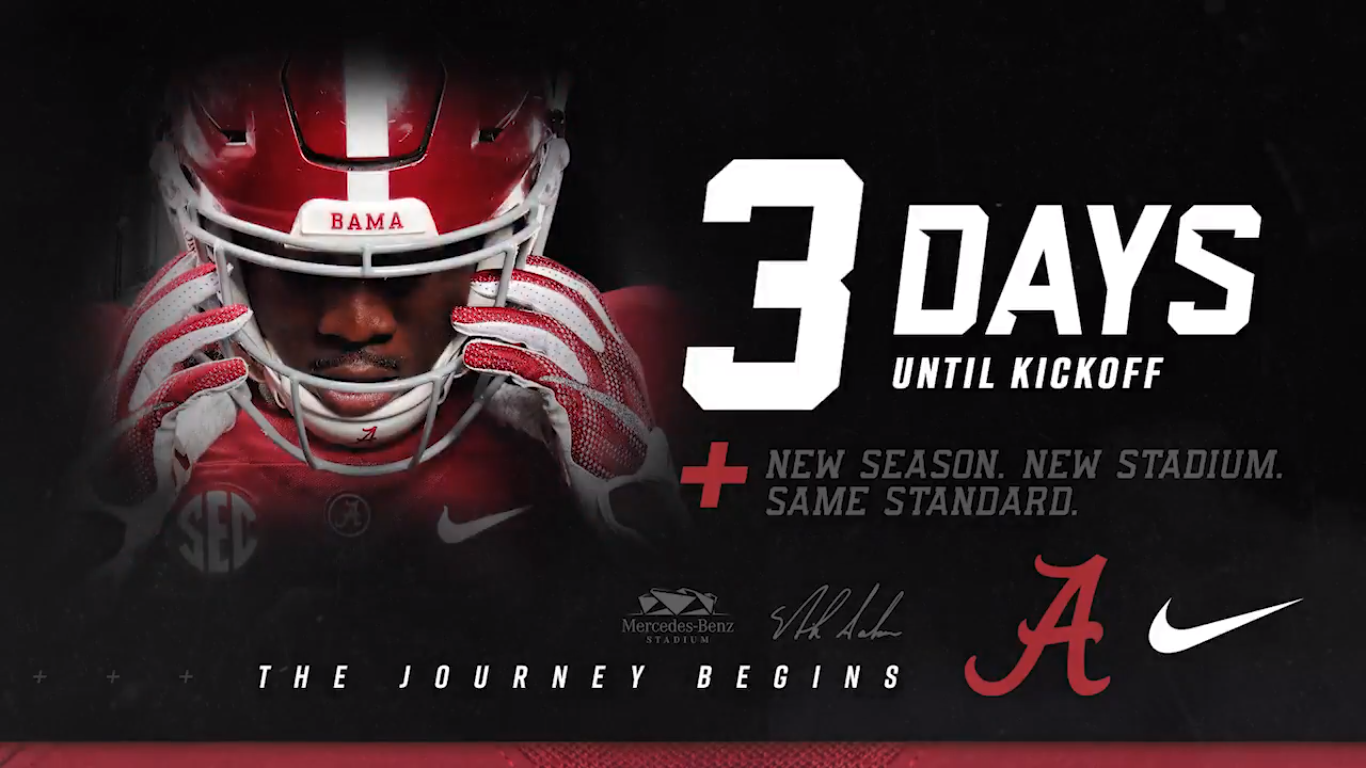 WATCH Alabama shares hype video for season opener against FSU in Atlanta
