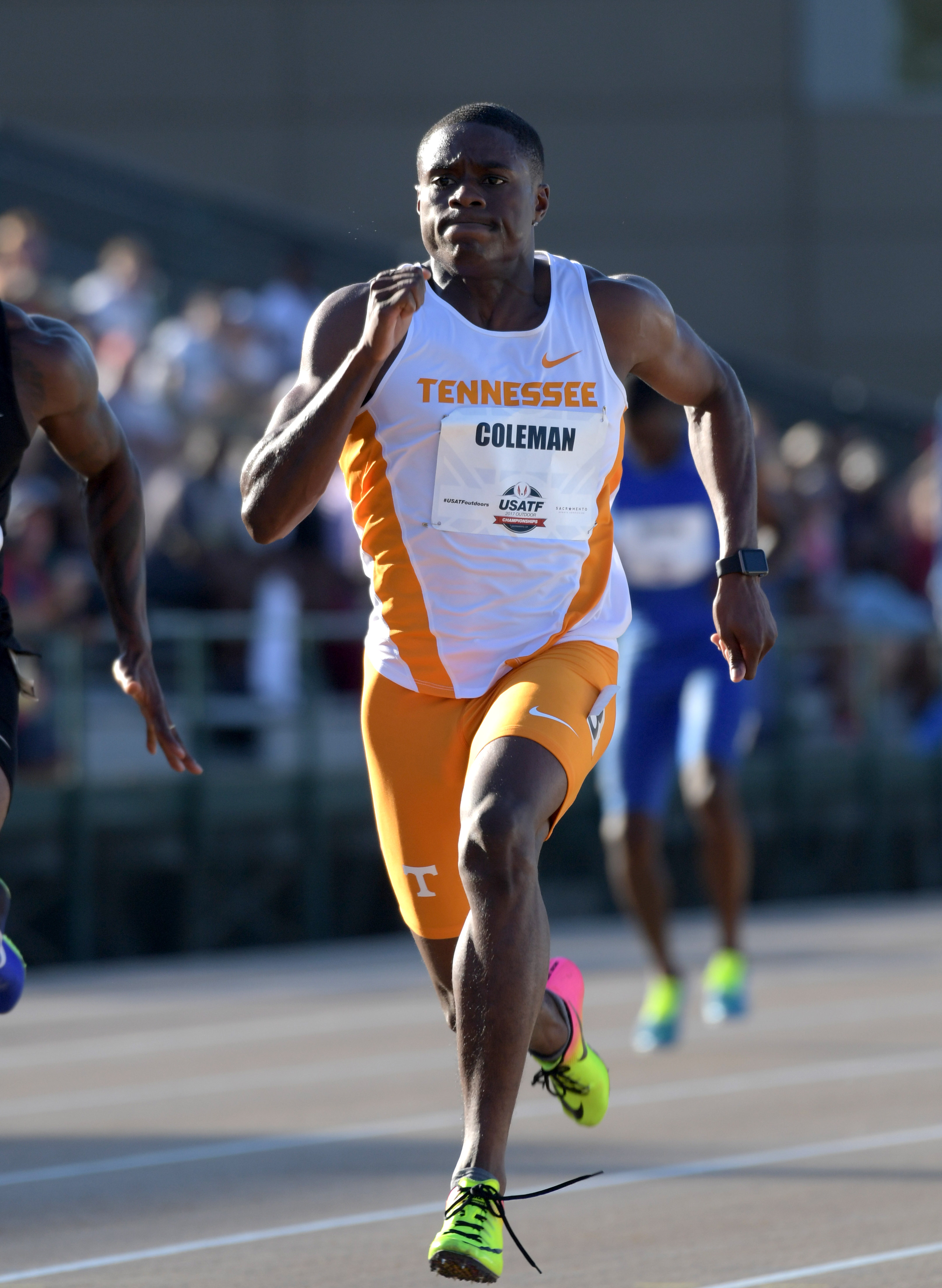 WATCH Tennessee sprinter Christian Coleman beats Usain Bolt in 100m