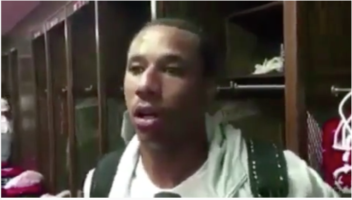 Watch Kansas City Cb Marcus Peters Delivers The Greatest Postgame Interview Of All Time Watch Kansas City Cb Marcus Peters Delivers The Greatest Postgame Interview Of All Time